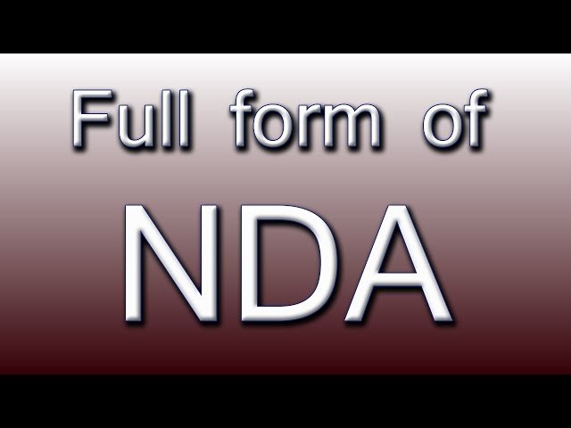 nda party full form